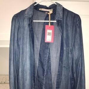 Brand New Chelsea & Violet Denim Button Down